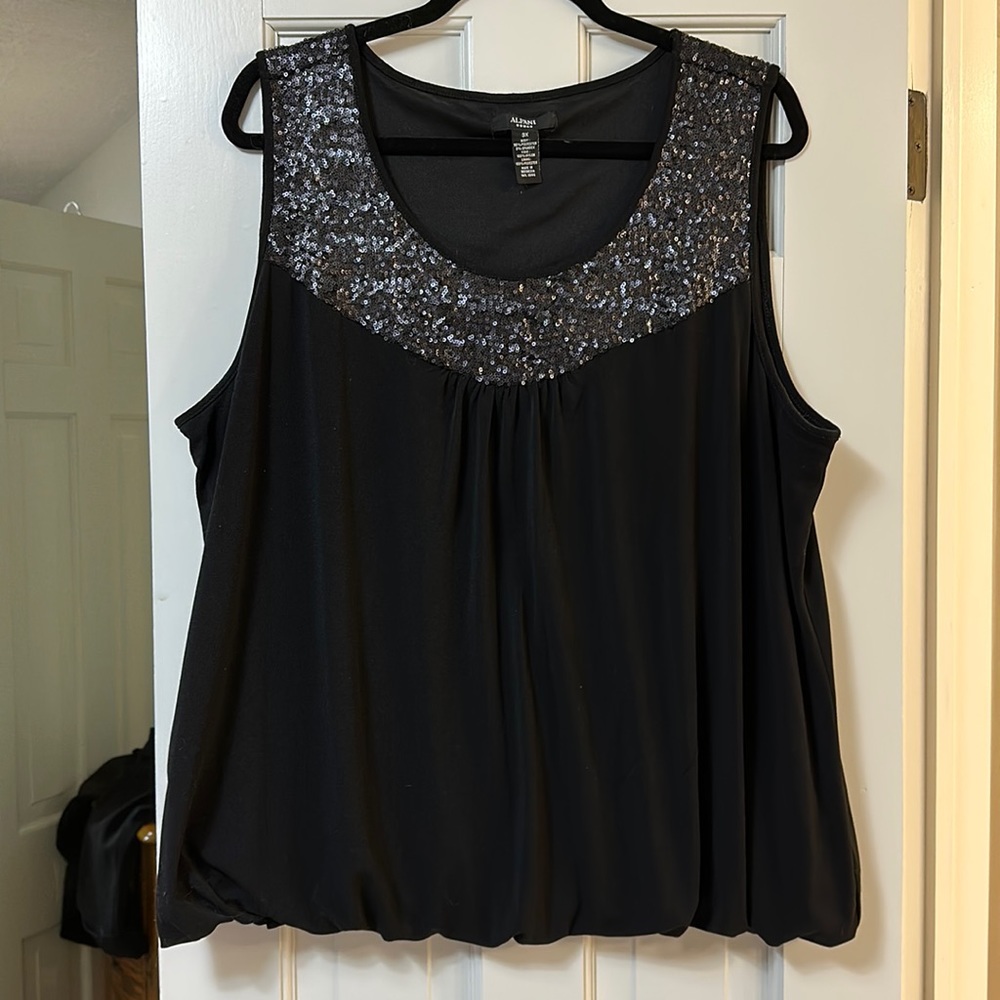Size 3x Alfani Woman sequence tank top
